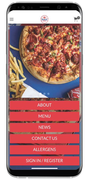 Screenshot of My Pizza Pizza App