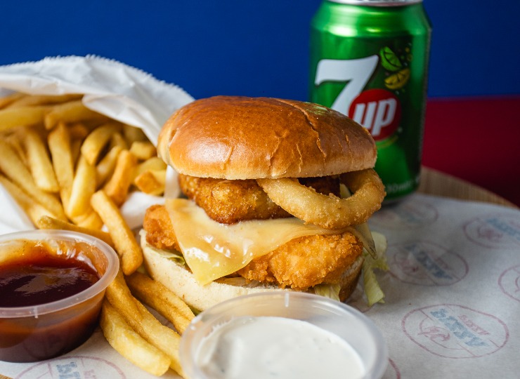 Juicy Burger Box Meal – A Perfect Combo!