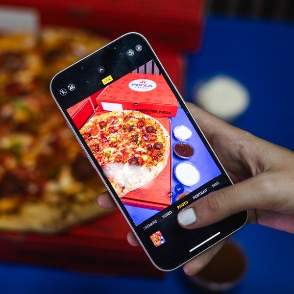 Taking Photo of Pizza