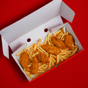 6 Chicken Strips Box Meal