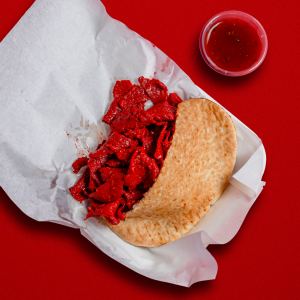 Turkish Donner in Pitta Bread